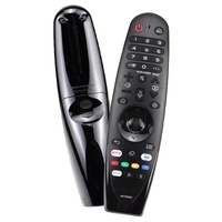 Télécommande Magic AKB75855501/MR20GA avec code roulant, piles AAA, portée de 10 m, commande vocale et touches Netflix/Prime