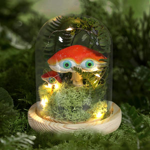 Bola <span class=keywords><strong>de</strong></span> cristal <span class=keywords><strong>de</strong></span> globo <span class=keywords><strong>de</strong></span> <span class=keywords><strong>nieve</strong></span> <span class=keywords><strong>de</strong></span> duende <span class=keywords><strong>de</strong></span> hongo lindo divertido personalizado <span class=keywords><strong>con</strong></span> base <span class=keywords><strong>de</strong></span> madera y luz LED - Product Image 4