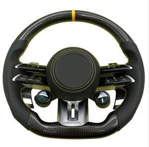 Volant sport AMG en cuir et fibre de carbone OLED pour Mercedes Benz C E S GLE GLS GLC <span class=keywords><strong>CG3</strong></span> G63 W213 W222 W205, nouvelle version améliorée - Product Image 1