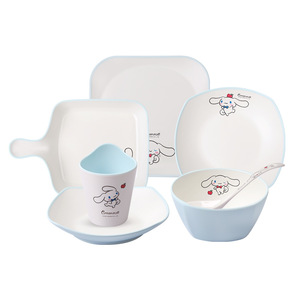 Cinnamoroll Dinnerware Set Plates Bowls Cups Spoon Cartoon Design Daily Use - Product Image 1