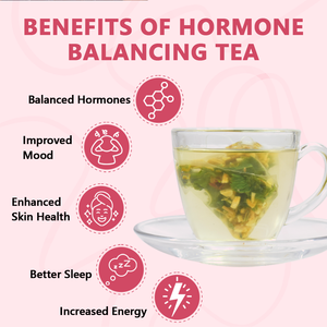 <span class=keywords><strong>Tisane</strong></span> Équilibre Hormonal en Gros pour Femmes – Sachets de <span class=keywords><strong>Tisane</strong></span> aux Herbes avec Menthe Verte, Feuille de Framboisier Rouge, Gingembre et Feuille d'Ortie - Product Image 3