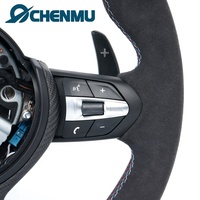 Volant en semi-suède avec garniture en carbone sec pour BMW F10 F11 F07 F20 F22 F30 F36 X5 F15 X6 F16 X3 F25 X4 F26 M3 F80 F21 M3