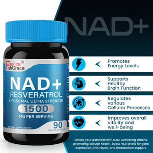 Suplemento de NAD de Alta Calidad 1500mg, Alta Potencia, Máxima Absorción, Suplemento de NAD Puro, Energía, Reparación del ADN y Apoyo a la Función Cerebral - Product Image 6