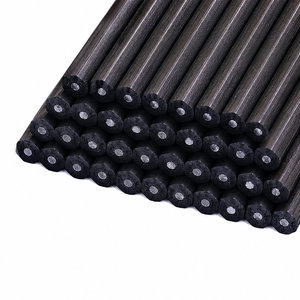 Lápiz de Grafito Negro de Madera Natural OEM de Alta Calidad, No Tóxico, con Logotipo Personalizado para Estudiantes Escolares, <span class=keywords><strong>Dibujo</strong></span> Artístico y Bocetos - Product Image 3