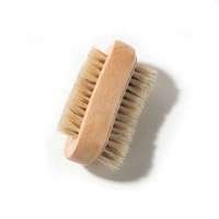 Brosse à ongles en bois naturel en forme de rein, personnalisable avec logo, à poils de sisal doux et durs, pour exfoliation des mains et des pieds, écologique, vente en gros