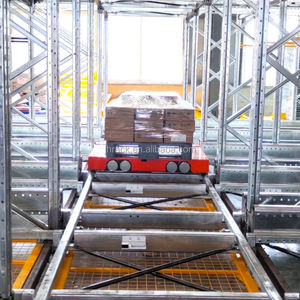 Armazém Logístico Autônomo Automático 4 Way <span class=keywords><strong>Pallet</strong></span> Shuttle Racking System Palete Móvel Heavy Duty Rack Prateleiras Armazenamento Racks - Product Image 2