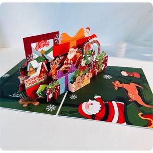Best-Selling 3D <b>Musical</b> With Light-Up Birthday & <b>Christmas</b> Greeting <b>Cards</b> New Custom Design - Product Image 4
