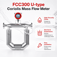Alat Ukur Aliran Massa Coriolis Kelas Akurasi Tinggi 0.2/0.5 dengan Output 4-20mA RS485 HART untuk Pengukuran Aliran Massa, Kepadatan, dan Suhu