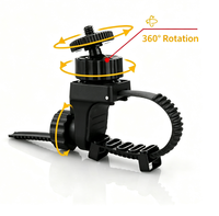 Nouveau support de fixation rapide pour ceinture, rotation à 360°, support réglable pour caméra d'action, guidon de vélo ou de moto pour GoPro