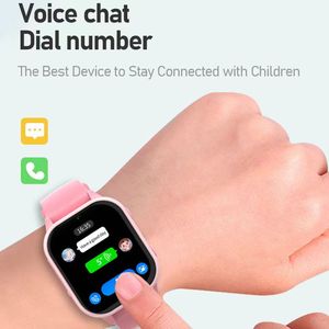 Df89 1.85-Inch Trẻ Em Smartwatch Năng Động Quay Số Thời Trang Thời Gian Thực Định Vị IP67 Silicone Nhiều Học Tập Ứng Dụng Tương Thích - Product Image 5