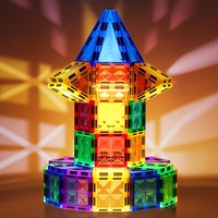 Onshine - Baldosas Magnéticas Coloridas de 5 cm, Baldosas de Construcción de Diamantes 3D para Niños, Certificadas por ASTM, CPC, CE y EN71