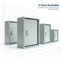Boîtier de connexion de mise à la terre équipotentiel en acier inoxydable 304 étanche IP55 avec serrure mécanique à clé 200x150x80mm pour extérieur LXD-0167