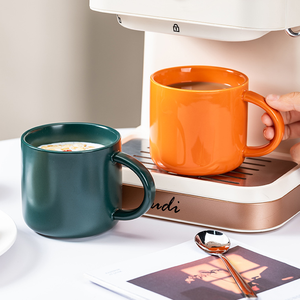 <b>Large</b> Capacity Simple Porcelain <b>Mug</b> Office Use Business Gifts Food Safe Reusable Microwave Dishwasher Safe Customizable Logo - Product Image 1