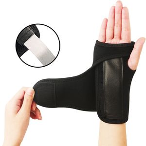 Soporte Ortopédico para Muñeca con Soporte de Acero, Férula Ajustable de PU para el Síndrome del Túnel Carpiano - Product Image 4