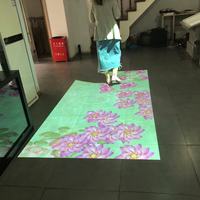 Projecteur de sol interactif 3D mobile tout-en-un DefiLabs avec 150 jeux, système de projection interactive au sol pour les enfants d'âge scolaire