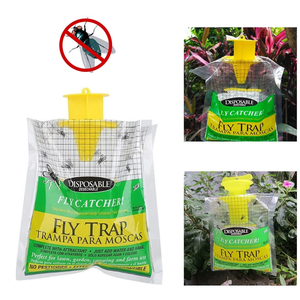 Sacs anti-mouches jetables en gros, <span class=keywords><strong>piège</strong></span> <span class=keywords><strong>à</strong></span> insectes non toxique pour mouches, guêpes, extérieur, jardin, ferme, lutte antiparasitaire contre les mouches - Product Image 1