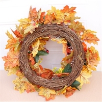 Karangan Bunga Hydrangea Sutra Hijau Besar Grosir, Tahan Air, Buatan Tangan, untuk Wisuda, Thanksgiving, Halloween