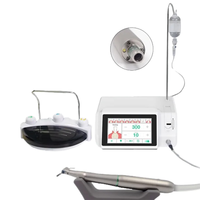 Motor Implan Gigi dengan LED 20:1 Contra Angle Handpiece Layar Sentuh Profesional Mesin Unit Bor Bedah Tanpa Sikat