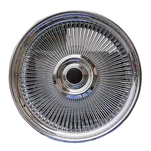 Ruedas de alambre cromadas DEONEO IATF16949 DOT para <span class=keywords><strong>Cadillac</strong></span> Chrys de 14, 15, 16, 17 y 18 pulgadas, también para otros <span class=keywords><strong>coches</strong></span> clásicos y <span class=keywords><strong>antiguos</strong></span>. - Product Image 3