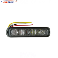 Luz LED estroboscópica para coche, luz de superficie de rejilla intermitente, bonita, advertencia, rojo y azul