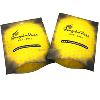 Sac ziplock refermable à impression personnalisée champignon 3.5 pochette debout résistante aux enfants sacs d'emballage de tabac à fermeture éclair