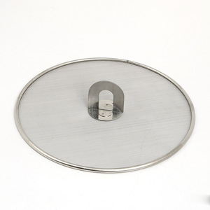 Stainless Steel Mesh Lid Set 3Pcs Heat Resistant Kitchen Cooking Tool For Pot Pan Cover - Product Image 2