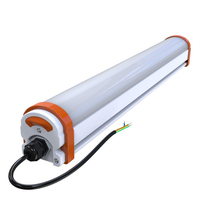 Garansi 3 Tahun IP69K Rumah PC PC Aluminium PCB 90Ra 120lm/W 0.6M 20W LED Lampu Tri-proof untuk Penerangan Laboratorium
