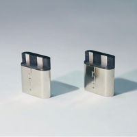 Conector Hembra Tipo C de 2 Pines, Terminal de Soldadura Simple, Conector USB para Transferencia de Datos