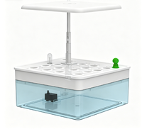 Machine de culture hydroponique intelligente symbiotique poisson-plante avec éclairage LED à spectre complet pour la culture hors sol en intérieur