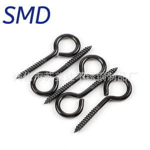 Anneau de levage en acier inoxydable SMD 304, vis autotaraudeuse noire avec boucle pour levage et traction, usage construction - Product Image 5