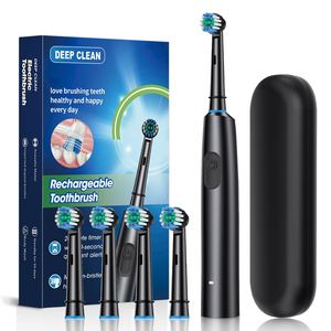 Nouvelle brosse à dents électrique à tête rotative, entièrement automatique, sonique, étanche IPX7, poils doux, lévitation magnétique intelligente 5 - Product Image 1