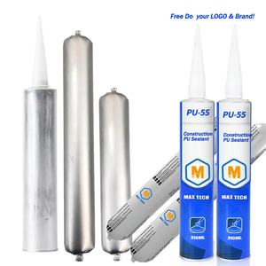 Scellant de construction noir à module élevé, adhésif PU en saucisse pour joints et fissures, mastic polyuréthane pour une meilleure lisibilité et visibilité - Product Image 2