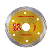 Disque de coupe en céramique à lame diamantée à bord en maille de qualité supérieure, polyvalent pour scie de table et scie à main 105/110 mm