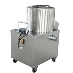Machine à éplucher et à laver automatique en acier inoxydable pour usage domestique et commercial, pour pommes de terre, patates douces et gingembre - Product Image 4