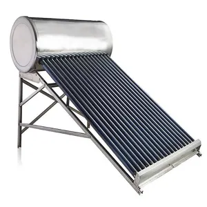 100Liter fully stainless steel solar water heater with 3 target vacuum tubes