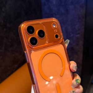 Coques de téléphone portable transparentes en TPU antichoc et anti-chute avec protection magnétique intégrale pour iPhone 17 Pro Max - Product Image 3