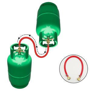 Manguera de recarga para cilindro de gas LPG de 8 mm con conector de latón para estufa portátil de camping - Product Image 1