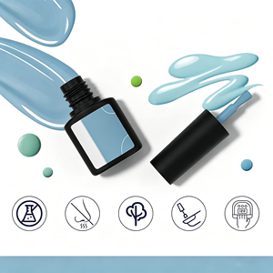 ชุดทำเล็บเจลยูวี 60 สี สำหรับร้านเสริมสวยมืออาชีพ พร้อมโลโก้ปรับแต่งฟรี - Product Image 4