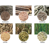 Broyeur à haute productivité et haute efficacité pour la biomasse, la balle de riz, la paille, le bois, la machine à broyer, capacité de 1T/H, engrenage du moteur