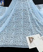 Encaje YX1488 Beige 70% Algodón 30% Nailon con Textura Floral en Relieve para Vestidos, Corpetes, Mangas y Blusas de Moda