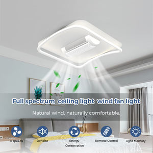 ESC LIGHTING Ventilateur de plafond Led 3 Cct Ventilateur de plafond décoratif à 6 vitesses avec lumière pour le salon - Product Image 2