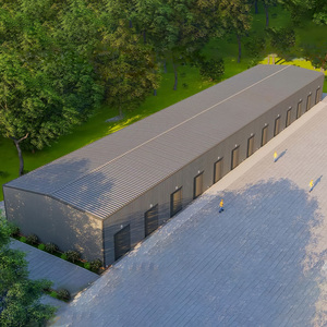 Nave Industrial de Acero para Almacenamiento de Maquinaria en Centros Comerciales y Obras Viales, para Uso en Empresas de Infraestructura - Product Image 4