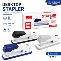 Agrafeuse de bureau de haute qualité, agrafeuse compacte pour bureau, capacité de 20 feuilles, pour l'école et les fournitures de bureau