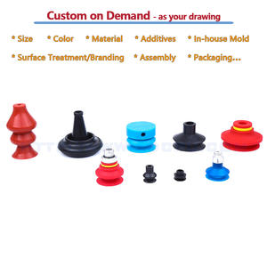 Fabricante de Ventosas de Borracha Moldadas Transparentes / Claras com Cabeça de Cogumelo Pequena e Fenda - Product Image 5