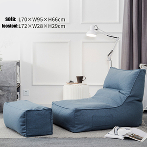 Funda gigante y redonda para sofá cama, cubierta de sofá suave de imitación para sala de estar, <span class=keywords><strong>silla</strong></span> de bebé - Product Image 6