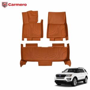 <span class=keywords><strong>Tappetini</strong></span> Auto Personalizzabili Inodore in TPE Arancione per Tesla Model 3 2024-2025/ RAM 1500 (Crew Cab) 2019-2024 - Product Image 1