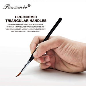 Panwenbo, 10 Uds., pinceles <span class=keywords><strong>de</strong></span> línea en miniatura <span class=keywords><strong>de</strong></span> pelo <span class=keywords><strong>de</strong></span> nailon, pintura artística, juego <span class=keywords><strong>de</strong></span> pinceles <span class=keywords><strong>de</strong></span> pintura <span class=keywords><strong>de</strong></span> detalles finos para modelos <span class=keywords><strong>de</strong></span> aceite <span class=keywords><strong>de</strong></span> acuarela acrílica - Product Image 5