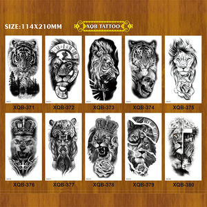 Autoadesivo del tatuaggio degli uomini del tatuaggio del bambino impermeabile, autoadesivo temporaneo del tatuaggio di progettazione del fronte su misura corpo della mano dell'oro all'ingrosso dell'aquila - Product Image 4