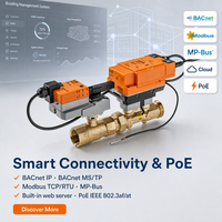 Compteur d'énergie thermique Belimo pour vanne, bidirectionnel, PN25, AC/DC24V, BACnet, Modbus, MP-Bus, PoE, surveillance de la puissance, CVC