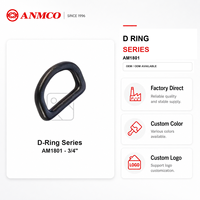 Composants de sac à dos pour la production : Anneau en D noir en POM, crochet et connexions de sangle – Fournisseur de composants ANMCO